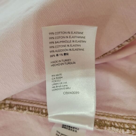 Free People Star Crossed Sorbet Denim Cropped Jacket - Picture 14 of 16